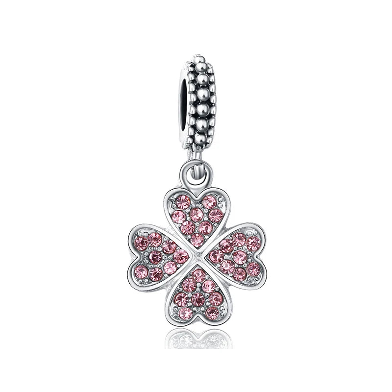 Heart Charm Beads for Bracelets - Family Love Collection