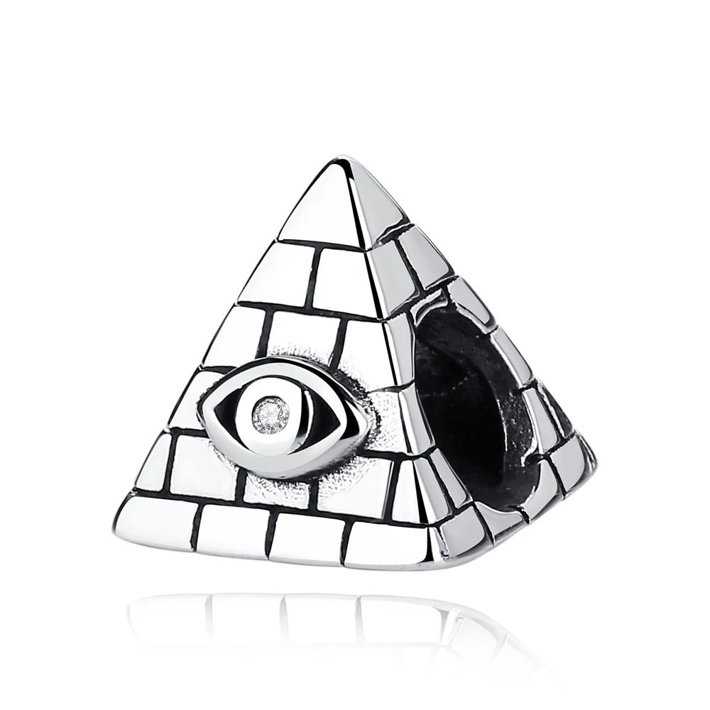 Sterling Silver Travel Charms - London, Paris, Suitcase Beads