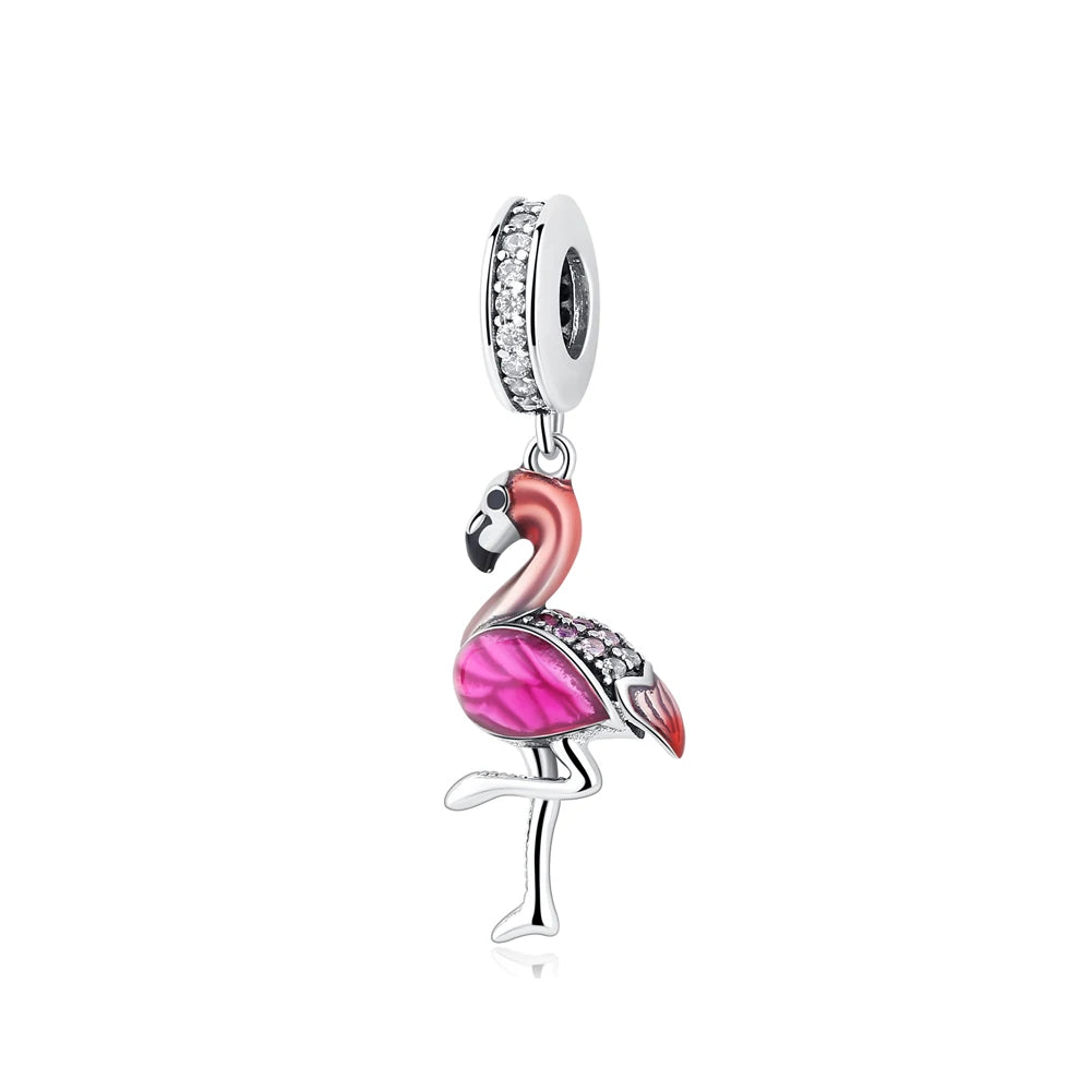 Sterling Silver Travel Charms - London, Paris, Suitcase Beads