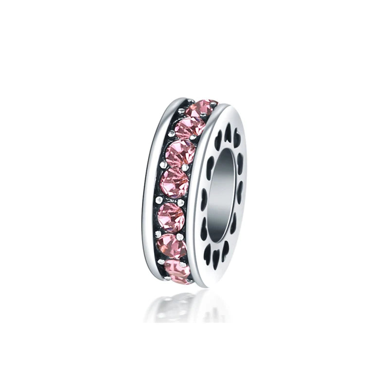 Heart Charm Beads for Bracelets - Family Love Collection