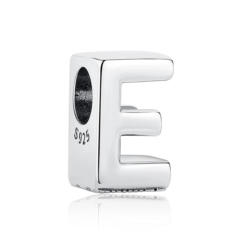 Sterling Silver Zodiac & Letter Charms - Personalized Alphabet Beads