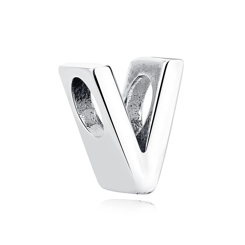 Sterling Silver Zodiac & Letter Charms - Personalized Alphabet Beads