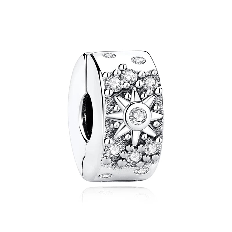 Sterling Silver Celestial Charms - Star, Moon, Sun & Spaceman Beads