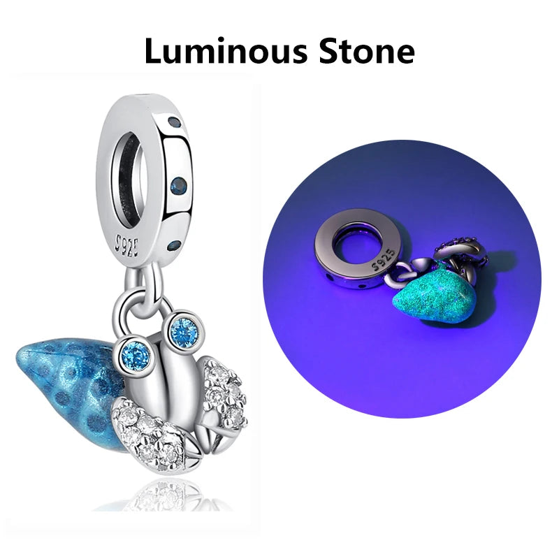 Sterling Silver Travel Charms - London, Paris, Suitcase Beads