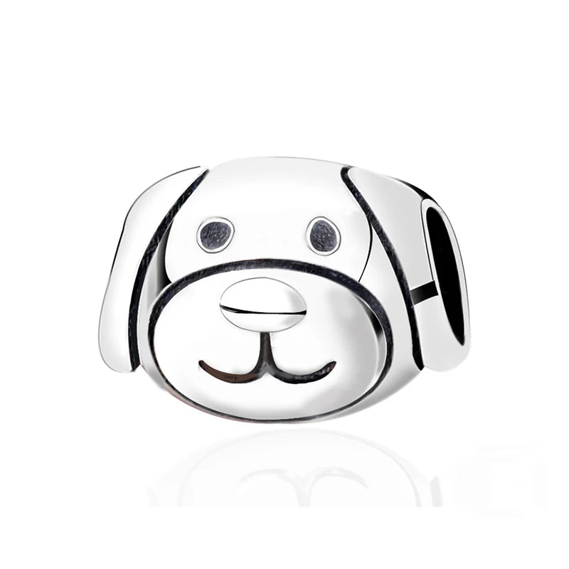 Sterling Silver Pet Paw Print Charms - Dog & Cat Lover Gift