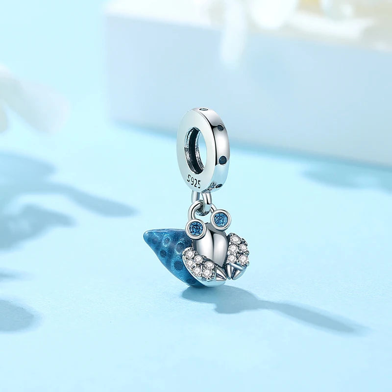 Sterling Silver Ocean Charms - Sea Turtle & Starfish Beads