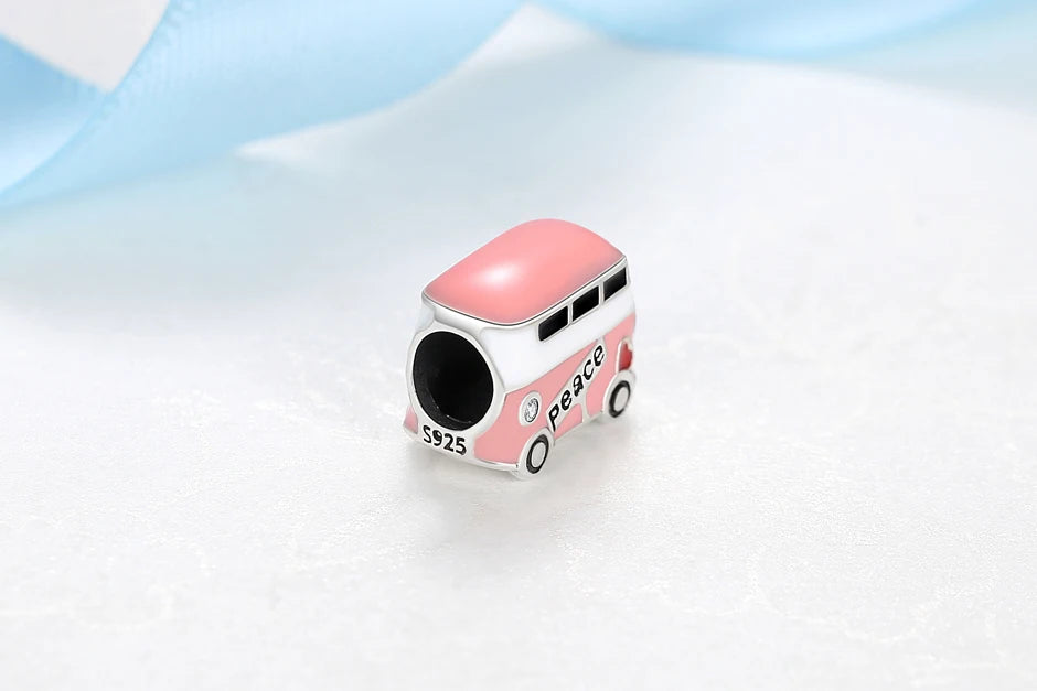 Sterling Silver Travel Charms - London, Paris, Suitcase Beads