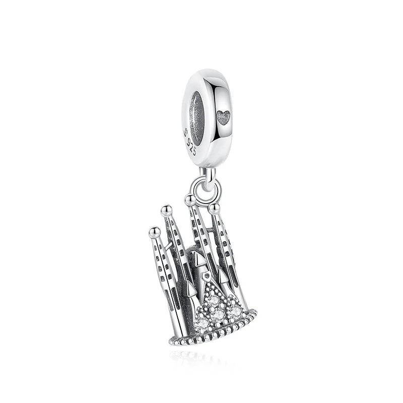 Sterling Silver Travel Charms - London, Paris, Suitcase Beads