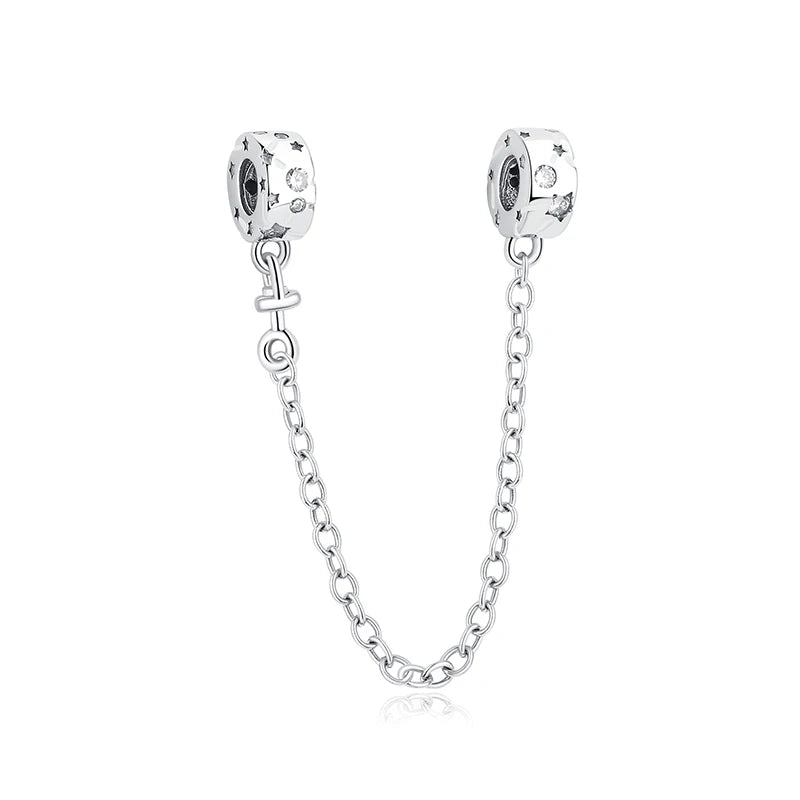 Sterling Silver Celestial Charms - Star, Moon, Sun & Spaceman Beads