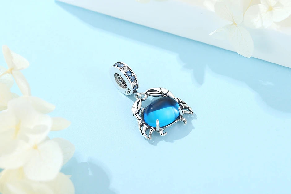 Sterling Silver Ocean Charms - Sea Turtle & Starfish Beads