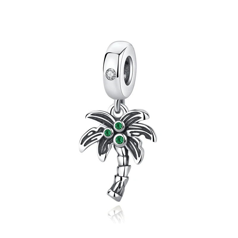 Sterling Silver Travel Charms - London, Paris, Suitcase Beads
