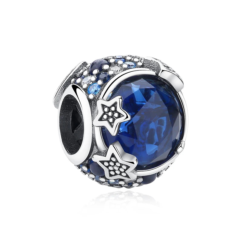 Sterling Silver Celestial Charms - Star, Moon, Sun & Spaceman Beads