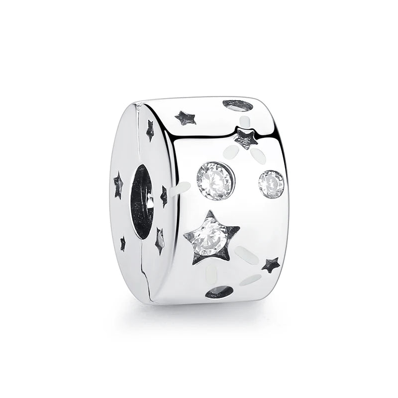 Sterling Silver Celestial Charms - Star, Moon, Sun & Spaceman Beads