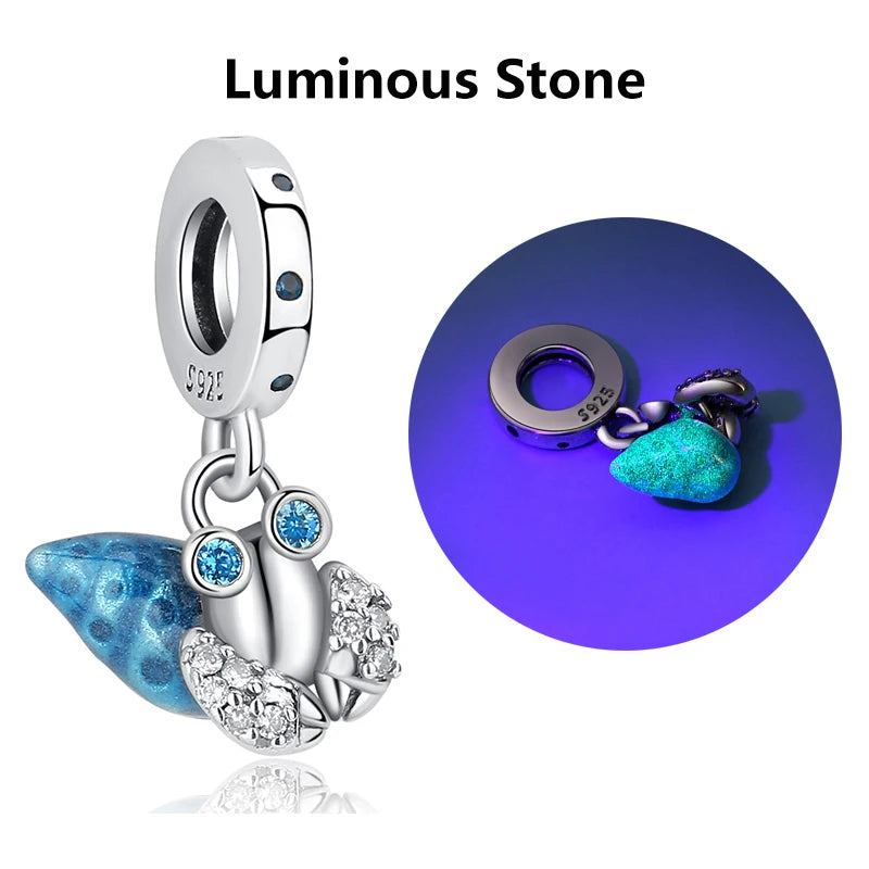 Sterling Silver Ocean Charms - Sea Turtle & Starfish Beads
